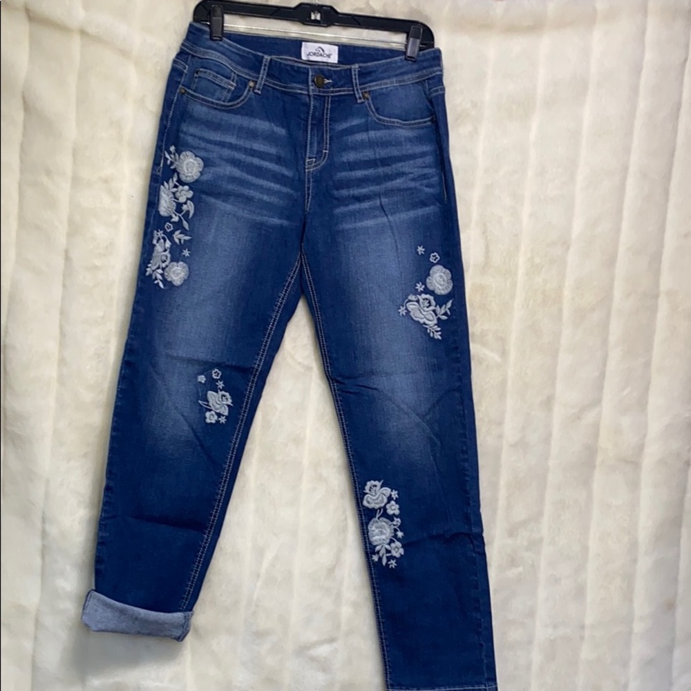 NEW floral pattern skinny stretchy jeans!